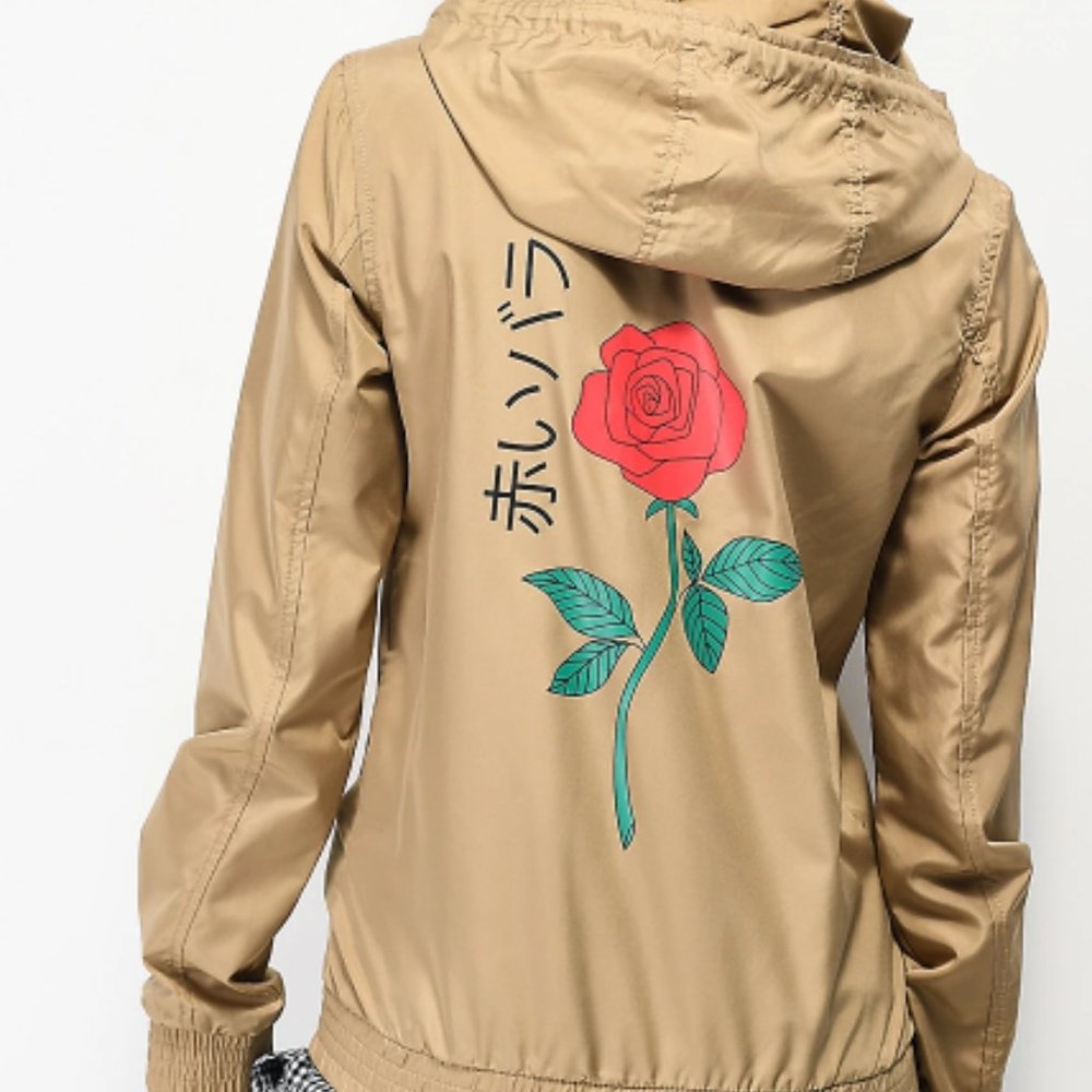 Empyre Keana Rose Tan Windbreaker Jacket